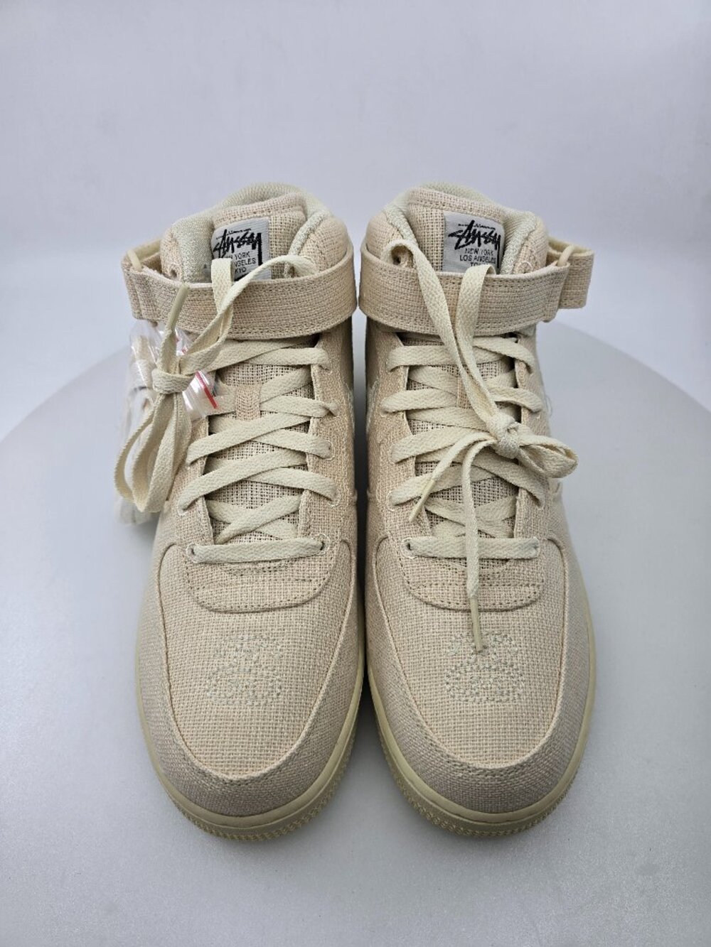 Nike Air Force 1 Mid Stussy Fossil [DJ7841 200] SIZE10